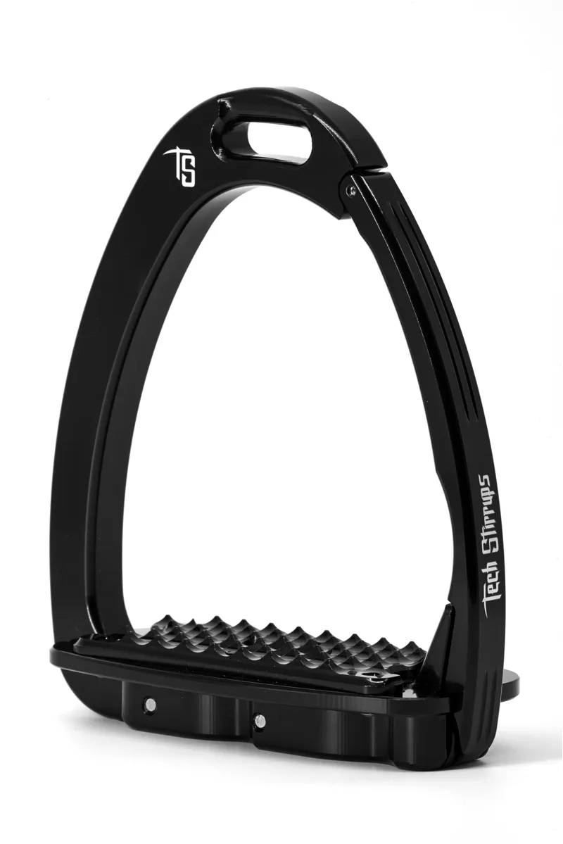 Tech Venice Dressage Sloped Stirrups Black